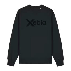 Xebia Embossed sweatshirt Black