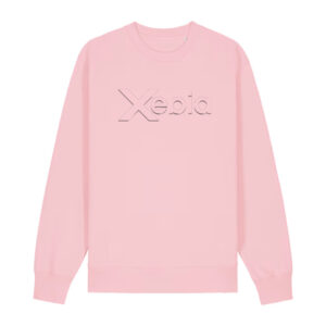 Xebia Embossed sweatshirt Cotton Pink