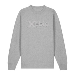 Xebia Embossed sweatshirt Heather Grey