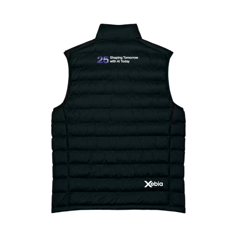 Xebia men’s body warmer Black