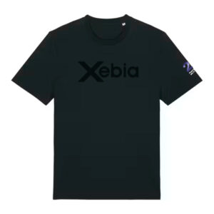 Xebia Embossed unisex t-shirt Black