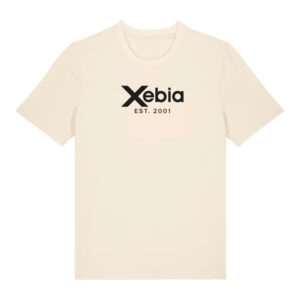 Xebia Cities unisex t-shirt Natural Raw