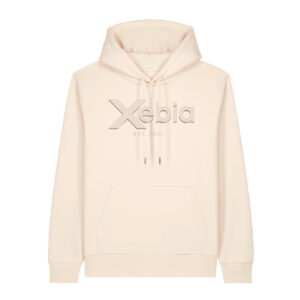 Xebia Embossed hoodie Natural Raw