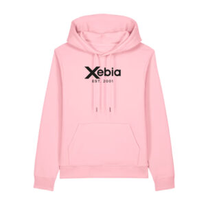 Xebia Cities women's hoodie Cotton Pink