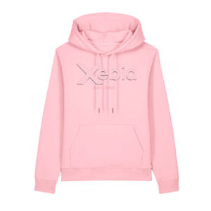 Xebia Embossed women's hoodie Cotton Pink