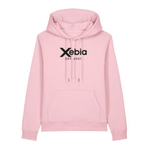 Xebia women's hoodie Cotton Pink