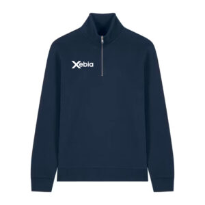Xebia sweatshirt quarter-zip French Navy